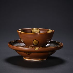 10-12CENTURY, CHINA NORTHERN SONG DYNASTY DING KILN RED GLAZE DOT“OFFICIAL??A SET OF