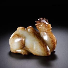 Chinese Han Dynasty Jade Camel Statue