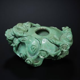 Chinese Qing Dynasty water jar