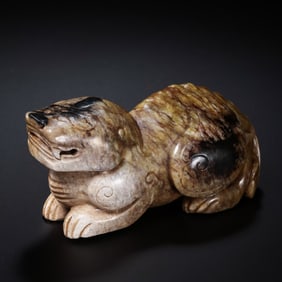 Chinese Han Dynasty Jade Auspicious Beasts