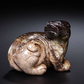 Chinese Han Dynasty Jade Auspicious Beasts