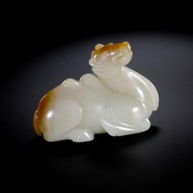 Chinese Han Dynasty Jade Camel Statue