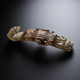 Chinese Han Dynasty Jade Belt Hook
