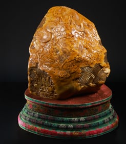 Chinese Qing Dynasty Tianhuang stone carving ornaments