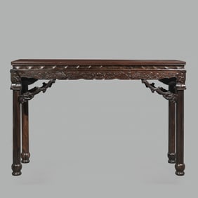 Chinese Qing Dynasty rosewood table