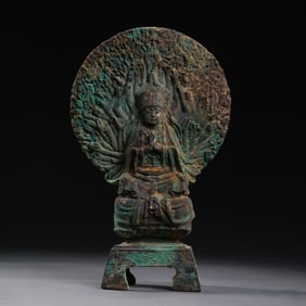 Bronze Buddha Seated Statue from the Northern Wei Dynasty, China