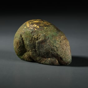 Chinese Warring States Period Gold and Silver Bear