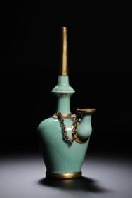 Chinese Song Dynasty Ru kiln celadon jar