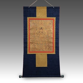 Early 20th Century Tibetan Thangka of White Tara
