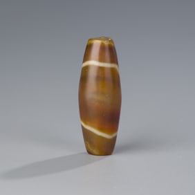 Old Natural Pattern Middle East Agate Bead Amulet