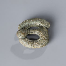 Ancient Roman Bronze Buckle [3 x 3cm, 13gram]