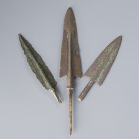 Near Eastern Luristan Bronze Arrowheads [3pcs, 57gram]