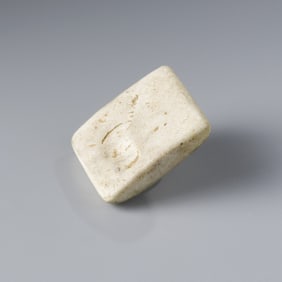 Ancient Indus Valley White Stone Stamp Seal