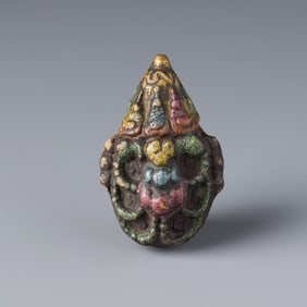Tibetan Himalayan Ritual Terracotta Amulet