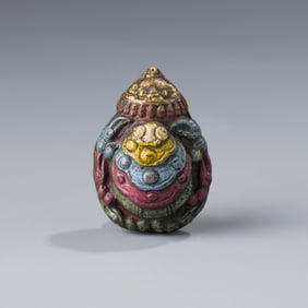 Antique Tibetan Himalayan Terracotta Ritual Amulet