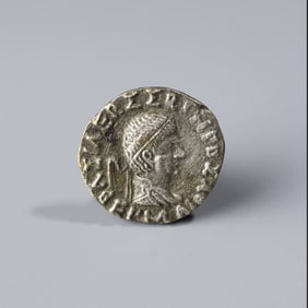 Ancient Indo-Greek Silver Coin
