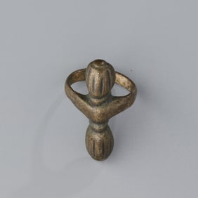 Ancient Indo Tibetan Dorje Ring [Ring Size: 8, 10gram]