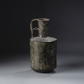 17th/18th Century Antique Copper-Bronze Water Kettle