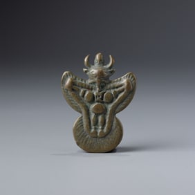 Tibetan Bronze Redpoll Winged Garuda Pendant