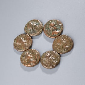 Ancient Indo-Scythian Silver Coins (4pcs)