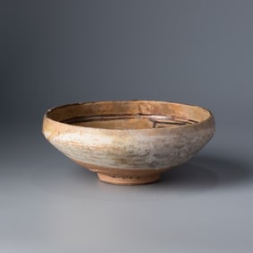 Chinese Liao Dynasty Amber Color Glazed Pottery Bowl