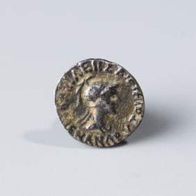 Ancient Indo-Greek Silver Coin