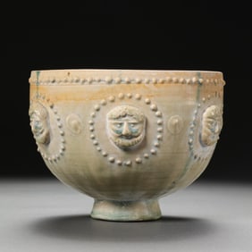 Chinese Sui Dynasty Celadon Bowl with Plastic Paste