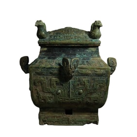 Bronze artifacts from the Shang and Zhou dynasties in China