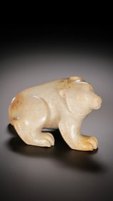 Jade Bear from the Han Dynasty in China