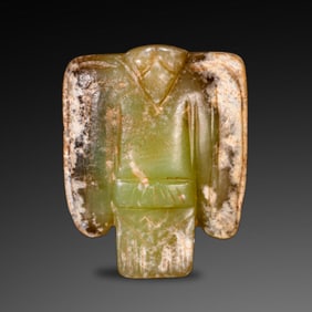 Jade Owl of the Hongshan Culture during the Hongshan Period in China