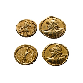 Kushan Dynasty pure gold coins