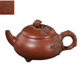 Zisha teapots by famous figures in ancient China