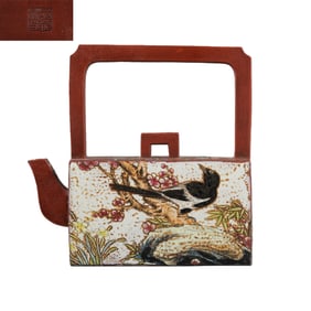 Zisha teapots by famous figures in ancient China