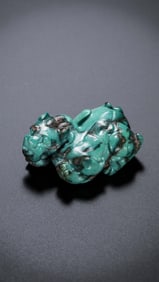 Turquoise Auspicious Beasts from the Han Dynasty in China