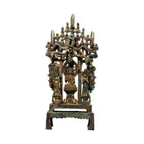 Gilt Bronze Seated Buddha Statue from the Northern Wei Dynasty in China