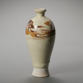 Northern Song Dynasty Cizhou Kiln Marbled Glazed Plum Vase