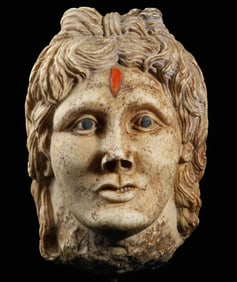 Marble sculpture of Apollo, the sun god, from the ancient Roman period (753 BC – 476 AD).