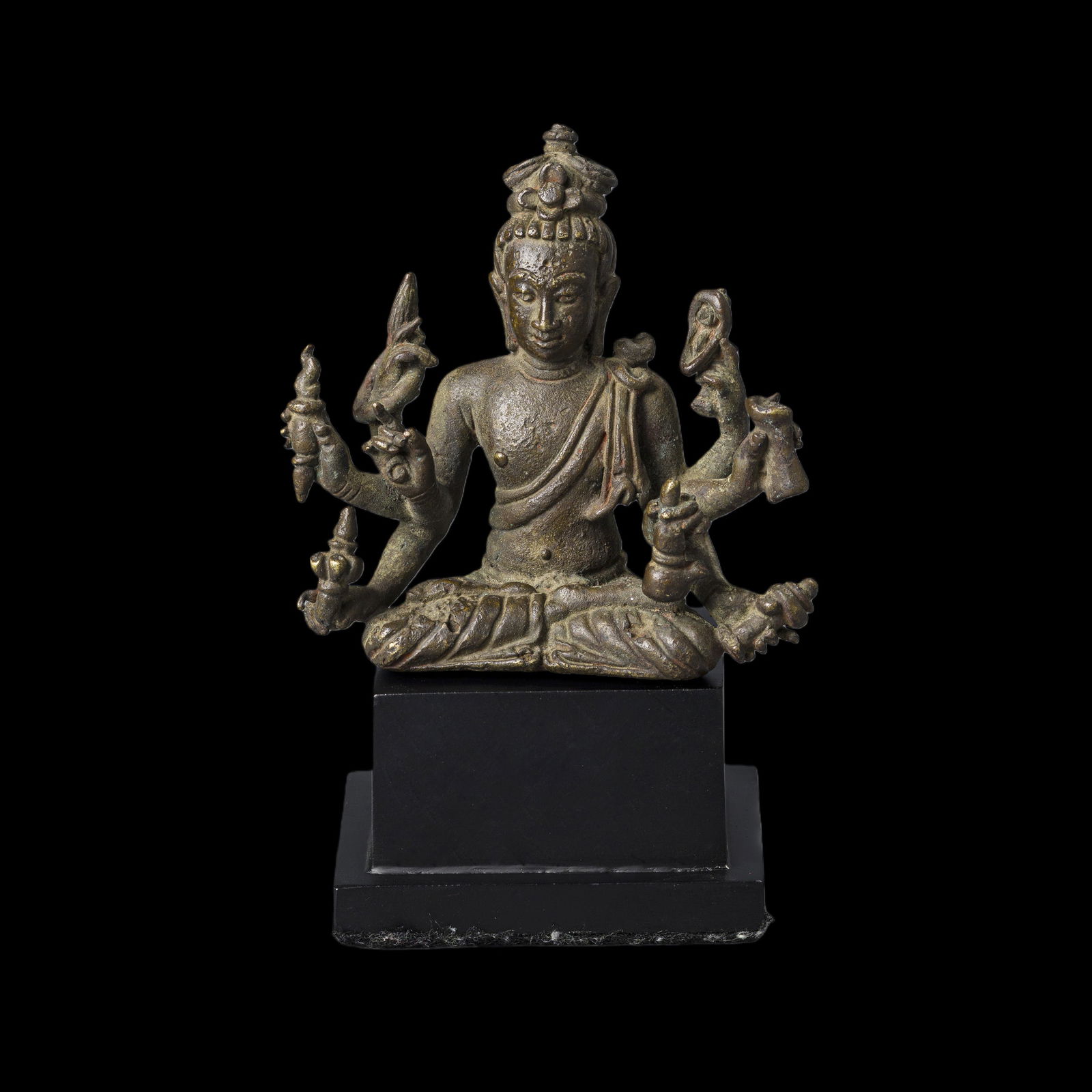 Southeast Asian Bronze Lokeshvara Padmapani Statue, Antique (1 of 4)