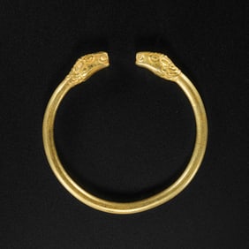 Ancient Persian Culture Pure Gold Bracelet
