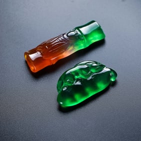 A set of jade pendants from the Qing Dynasty in China