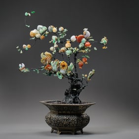 Chinese Qing Dynasty Multi-treasure Bonsai
