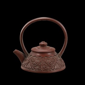 Zisha teapots by famous figures in ancient China