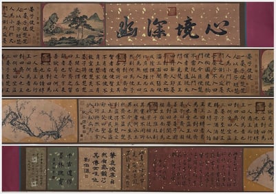 Calligraphy Scroll by Di Renjie