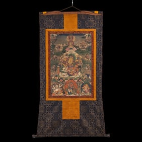Chinese Qing Dynasty Buddhist Thangka