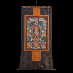 Chinese Qing Dynasty Buddhist Thangka