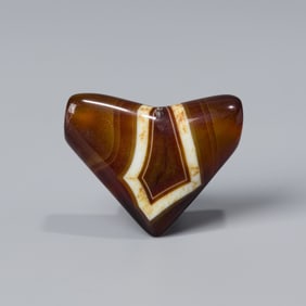 Chinese Tang Dynasty Banded Agate Beads