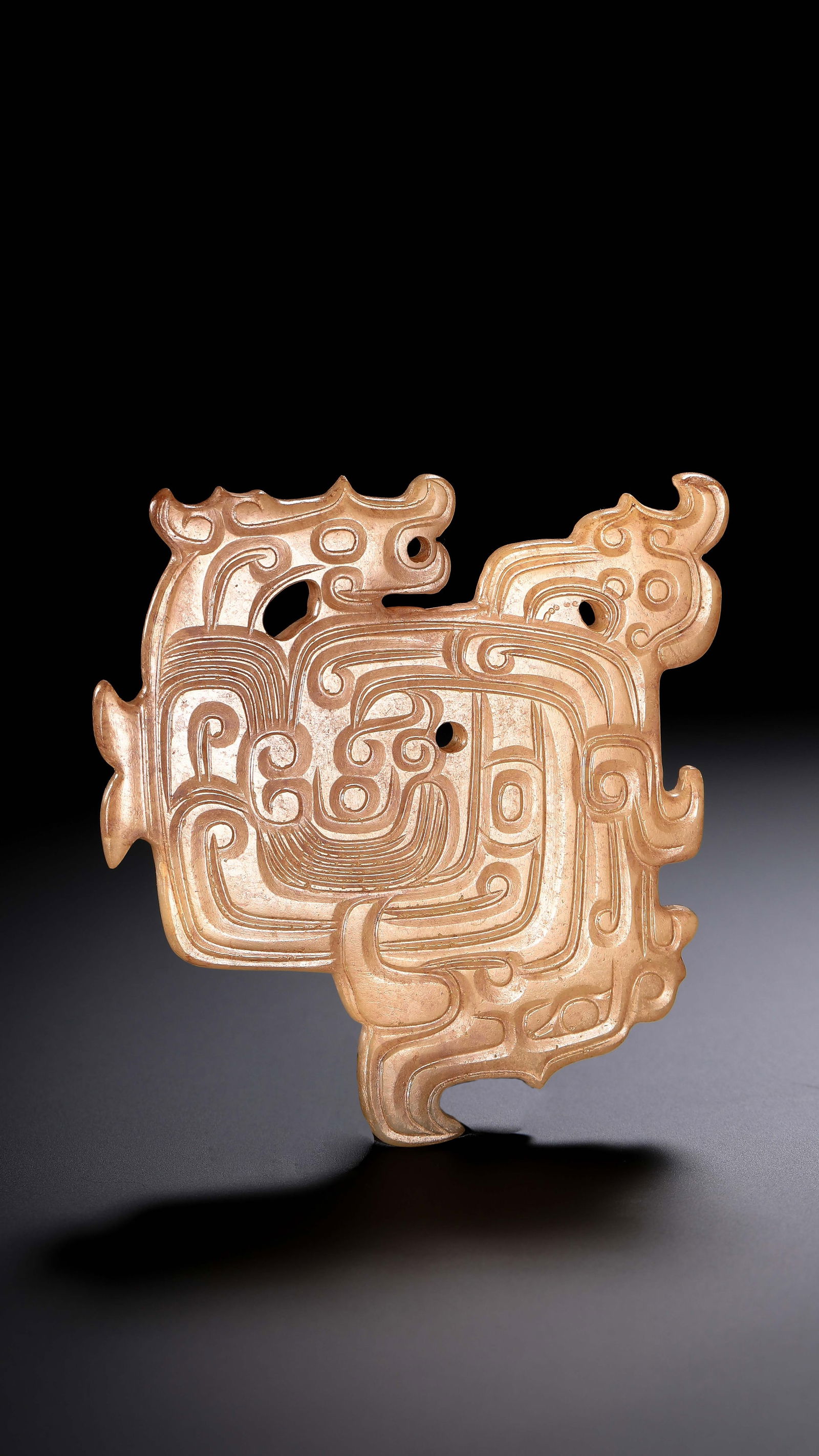 Jade Dragon Pendant from the Western Zhou Dynasty in China (1 of 13)