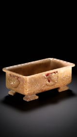 Jade square incense burner from the Shang and Zhou dynasties in China