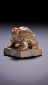 Chinese Han Dynasty Jade Tortoise Seal
