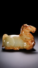 Jade Horse from the Han Dynasty in China
